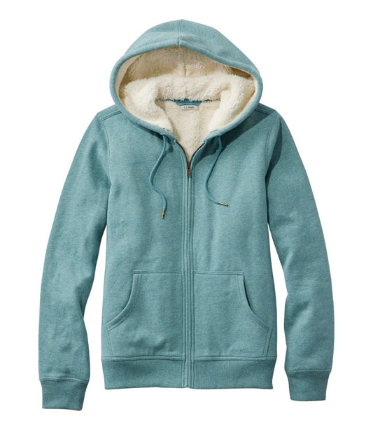 L.L.Bean | Women's L.L.Bean 1912 Sweatshirt, Sherpa-Lined Hoodie