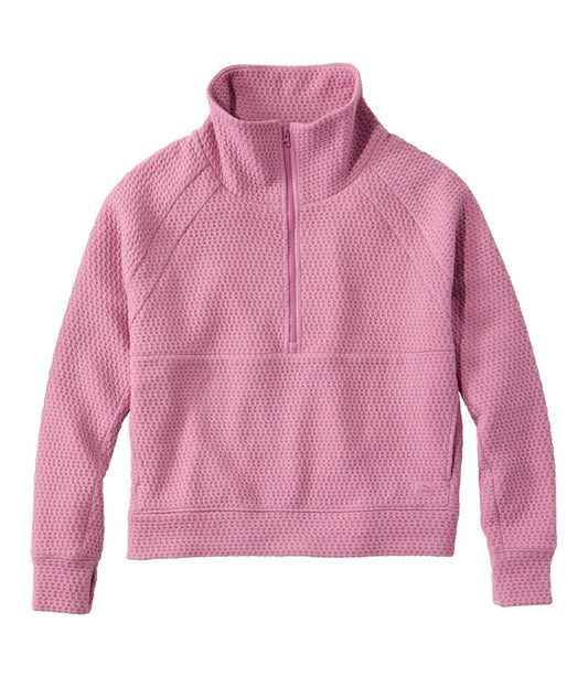 L.L.Bean | Women's Ridgeknit Half-Zip Pullover, Oversized