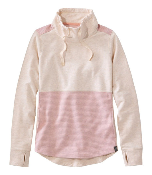 L.L.Bean | Women's Bean's Cozy Mixed Knits Pullover, Colorblock