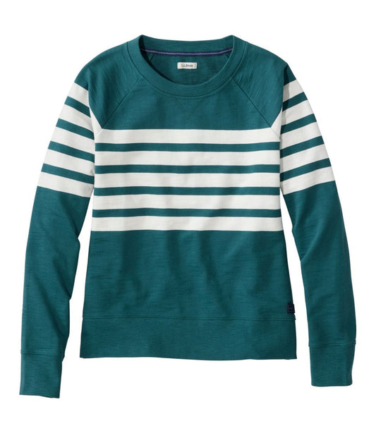 L.L.Bean | Women's Peaks Island Crewneck, Stripe