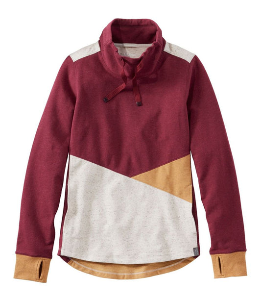 L.L.Bean | Women's L.L.Bean Cozy Mixed-Knit Pullover, Colorblock