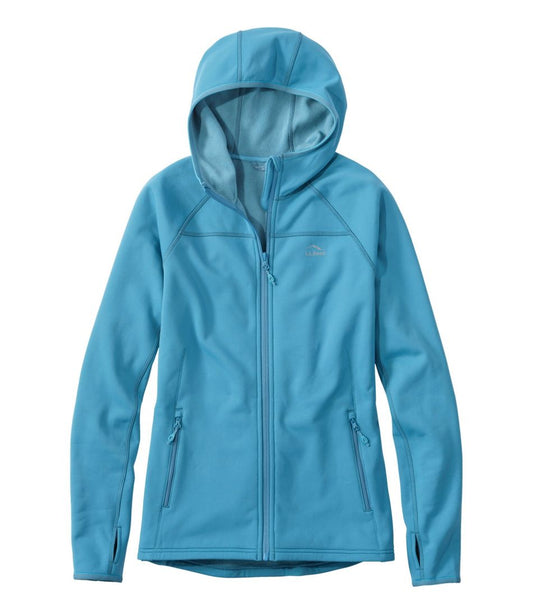 L.L.Bean | Women's PrimaLoft ThermaStretch Fleece Jacket, Hooded Full-Zip
