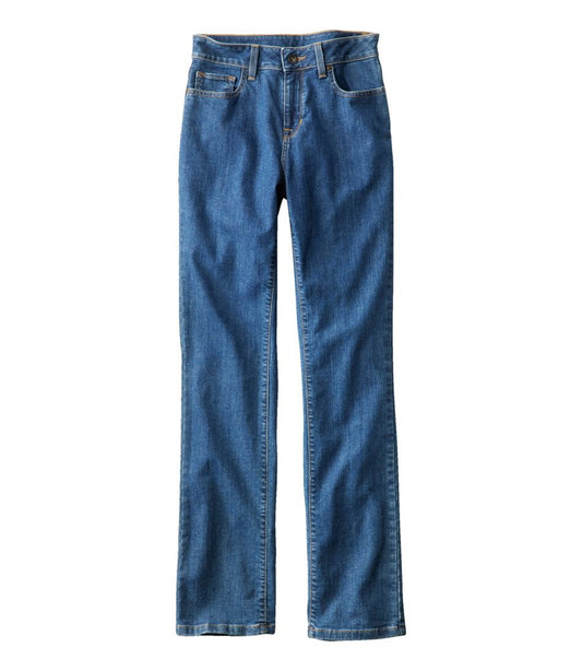 L.L.Bean | Women's True Shape Jeans, High-Rise Straight-Leg