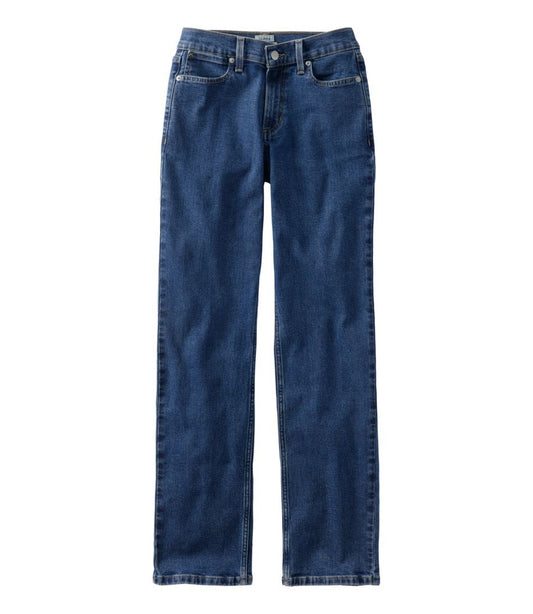 L.L.Bean | Women's 207 Vintage Jeans, Mid-Rise Relaxed Straight-Leg
