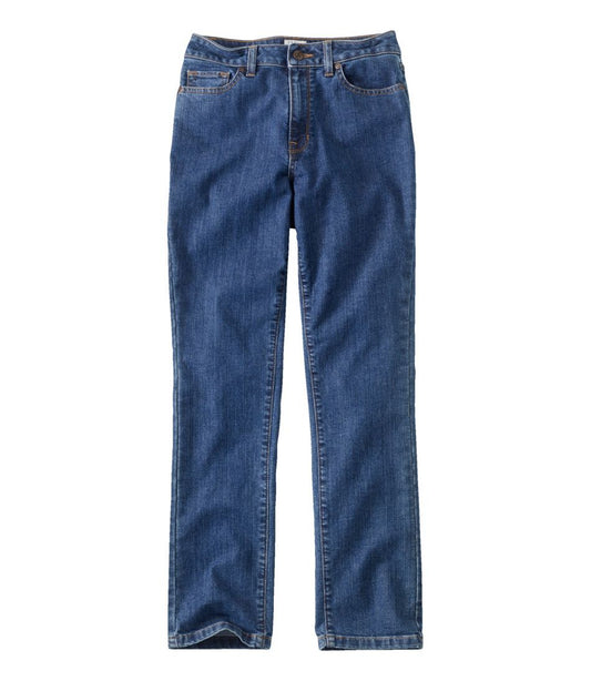 L.L.Bean | Women's True Shape Jeans, High-Rise Slim-Leg Ankle