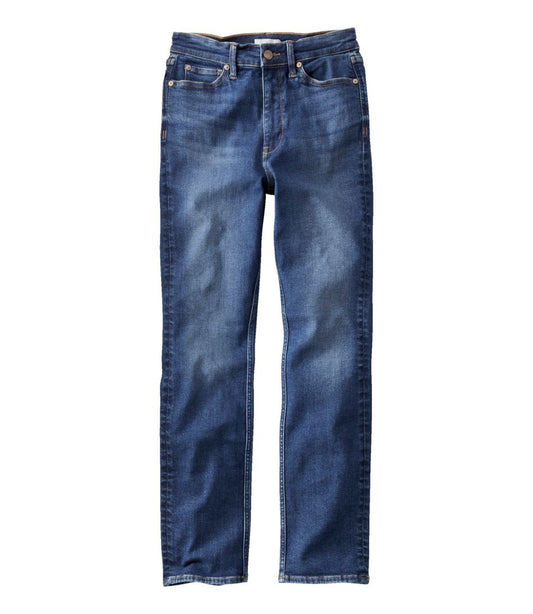 L.L.Bean | Women's Signature Super Stretch Jeans, High-Rise Skinny-Leg Ankle