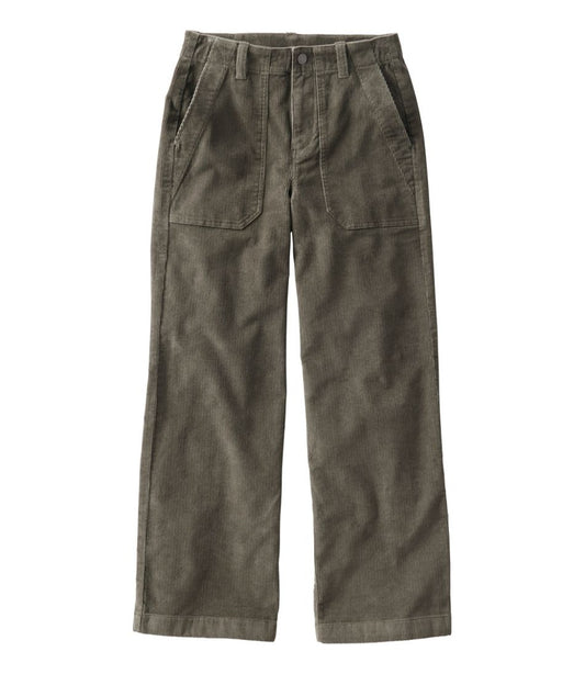 L.L.Bean | Women's 207 Vintage Corduroy Pants, High-Rise Wide-Leg