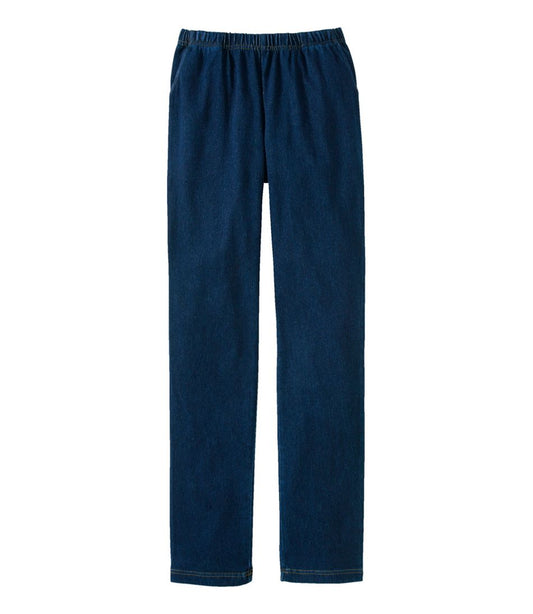 L.L.Bean | Women's Perfect Fit Pants, Denim Original Tapered Leg