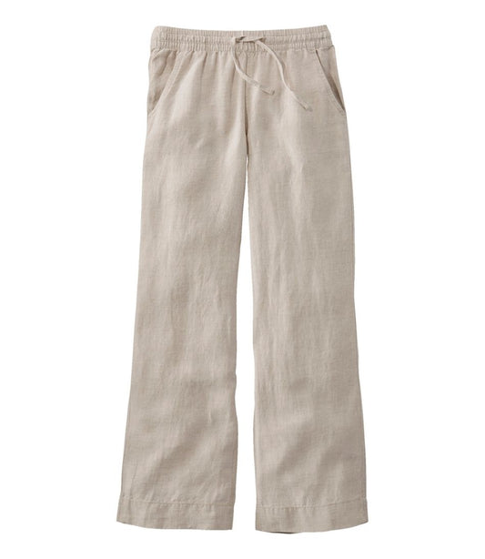 L.L.Bean | Women's Premium Washable Linen Pull-On Pants
