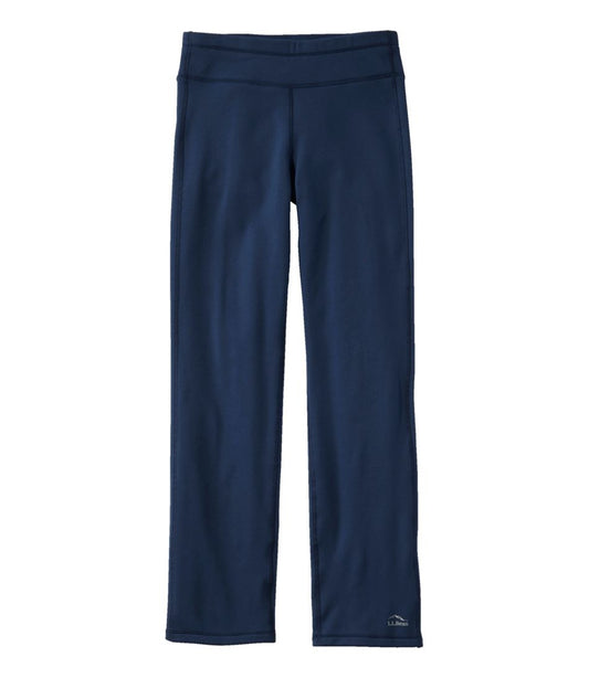 L.L.Bean | Women's PrimaLoft ThermaStretch Fleece Pants, Mid-Rise Straight-Leg