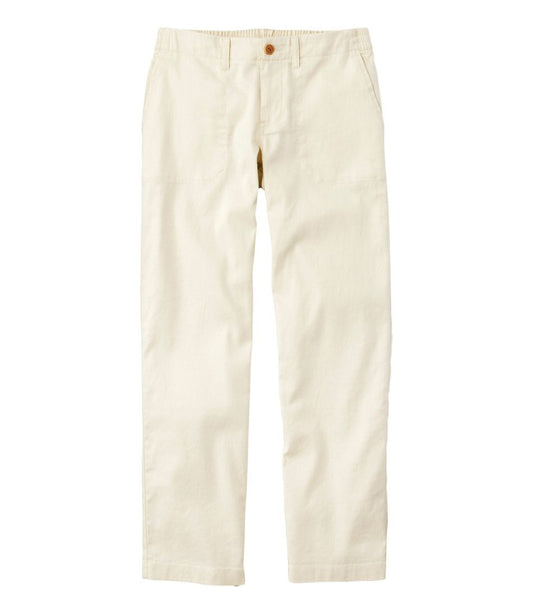 L.L.Bean | Women's Comfort Stretch Cotton/Linen Pants, High-Rise Ankle
