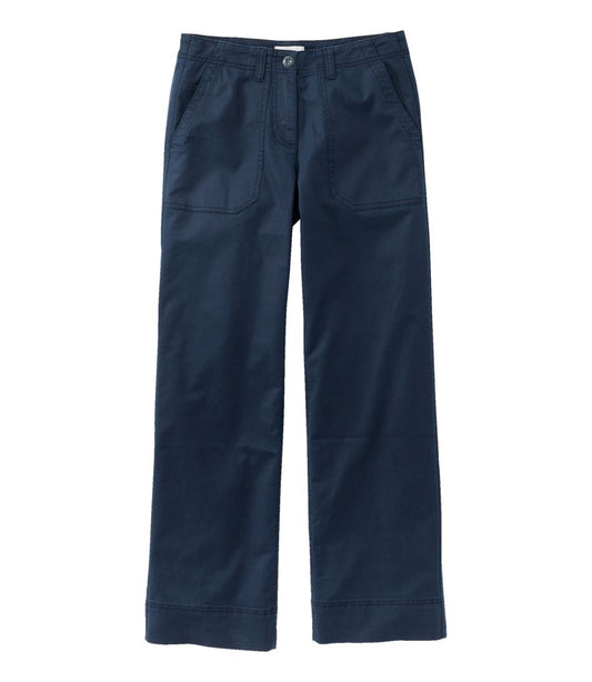 L.L.Bean | Women's Signature Utility Pants, Mid-Rise Wide-Leg Ankle-Length