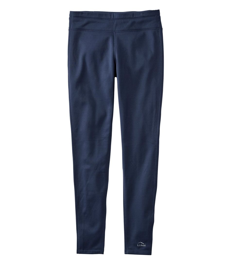 L.L.Bean | Women's PrimaLoft ThermaStretch Fleece Tights, Mid-Rise