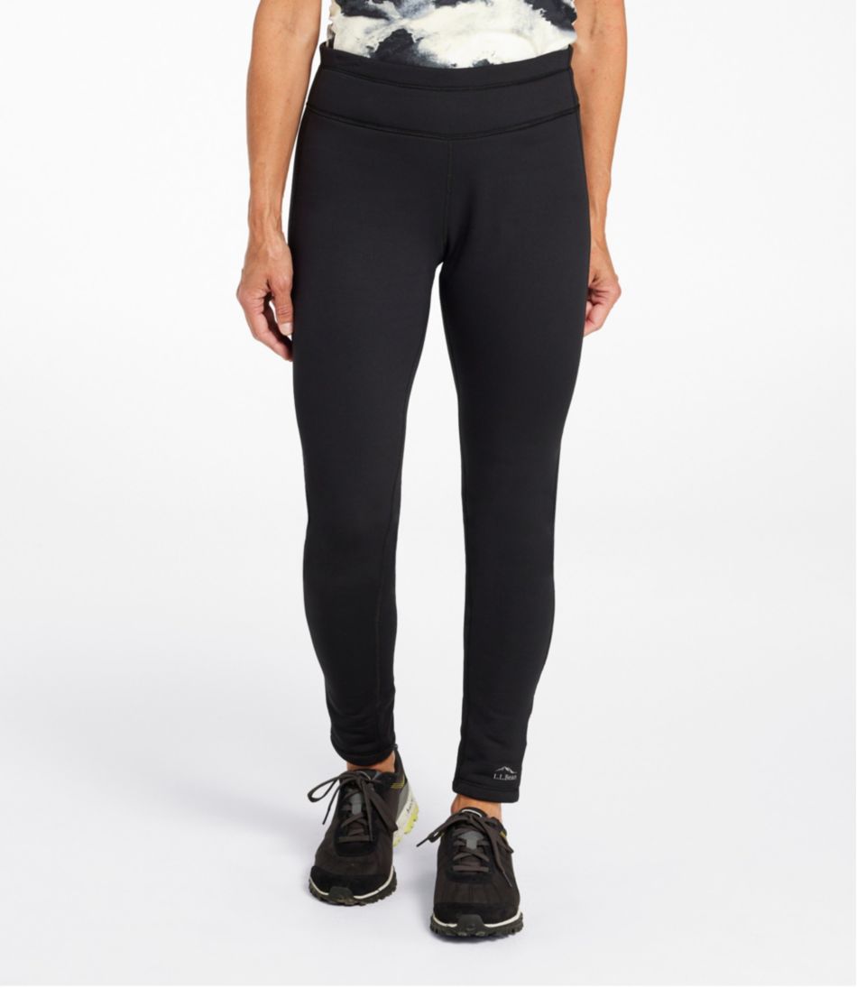 L.L.Bean | Women's PrimaLoft ThermaStretch Fleece Tights, Mid-Rise