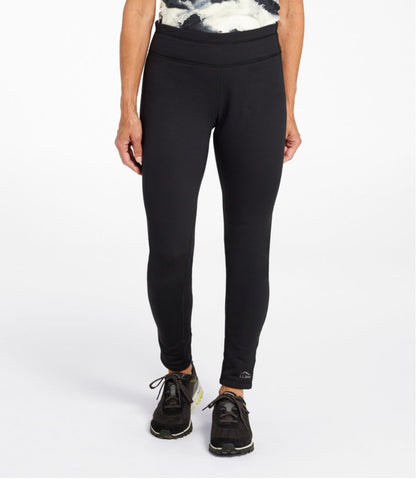 L.L.Bean | Women's PrimaLoft ThermaStretch Fleece Tights, Mid-Rise