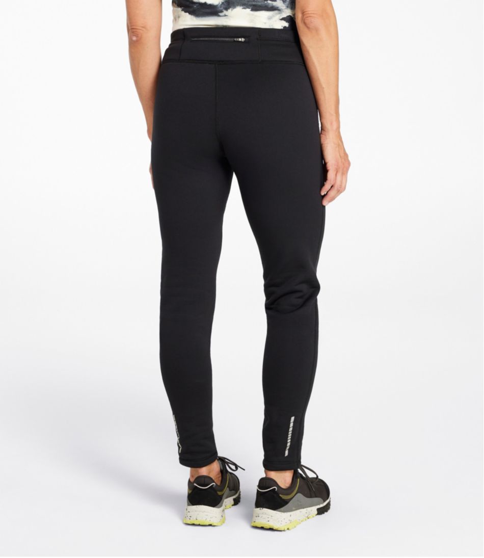 L.L.Bean | Women's PrimaLoft ThermaStretch Fleece Tights, Mid-Rise