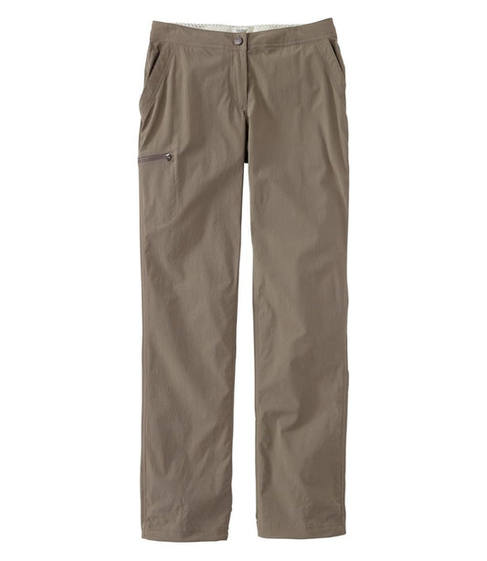 L.L.Bean | Women's Water-Repellent Comfort Trail Pants, Mid-Rise Straight-Leg