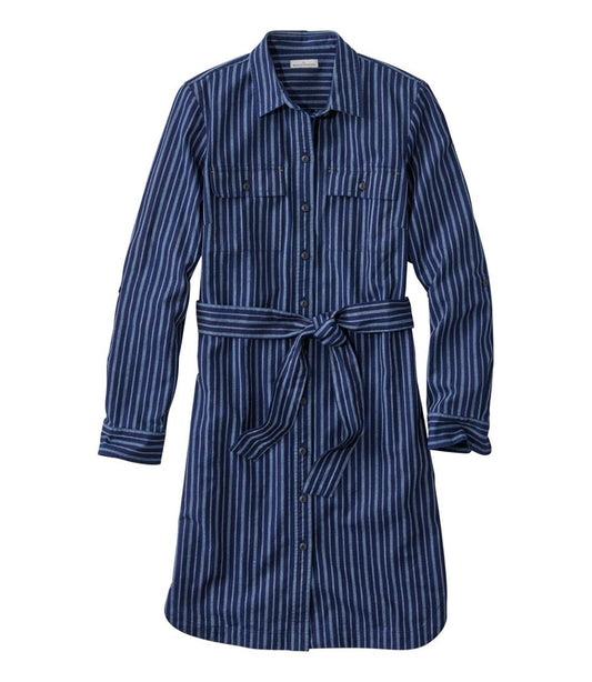 L.L.Bean | Women's Signature Camp Shirt Dress, Button-Front