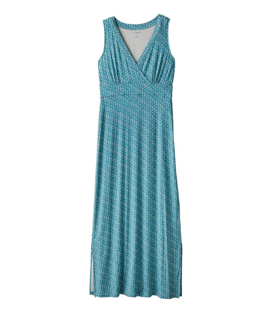L.L.Bean | Women's Summer Knit Maxi Dress, Print