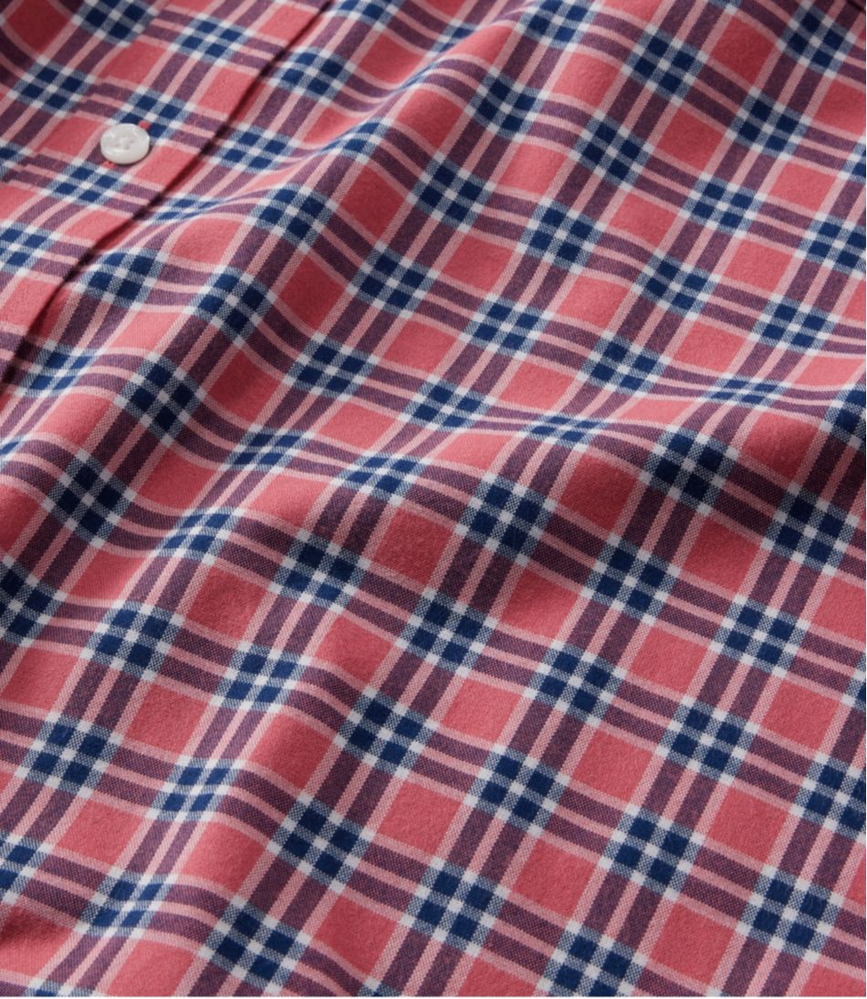 L.L.Bean | Men's Wrinkle-Free Ultrasoft Brushed Cotton Shirt, Long-Sleeve, Slightly Fitted Untucked Fit
