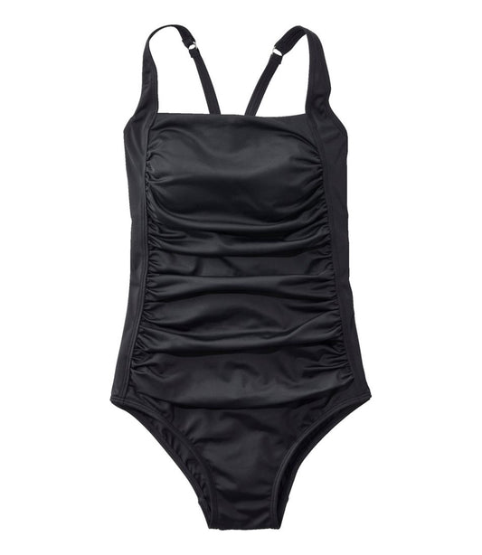 L.L.Bean | Women's BeanSport Swimwear, Squareneck Tanksuit
