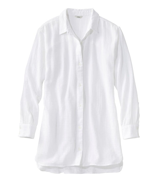 L.L.Bean | Women's Cloud Gauze Cover-Up Shirt