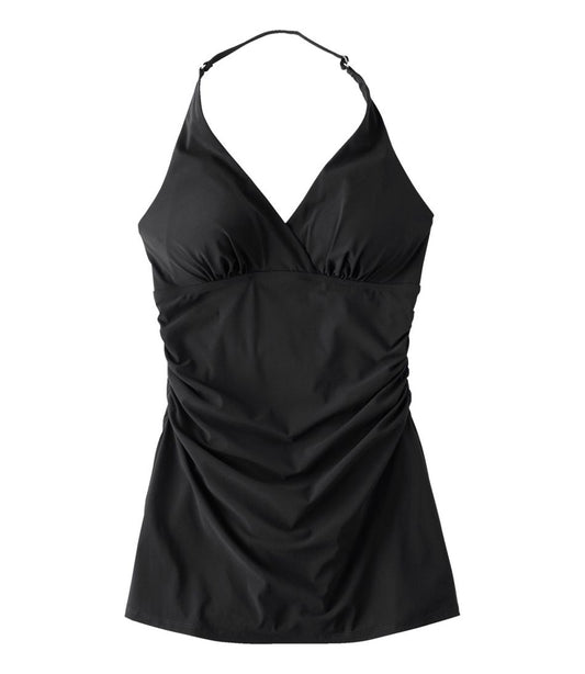L.L.Bean | Women's Shaping Swimwear, Clasp Halter Dress