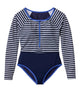 Darkest Navy Sailor Stripe