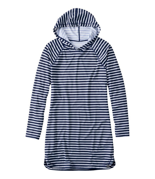 L.L.Bean | Women's SunSmart® UPF 50+ Sun Shirt, Hooded Tunic Print