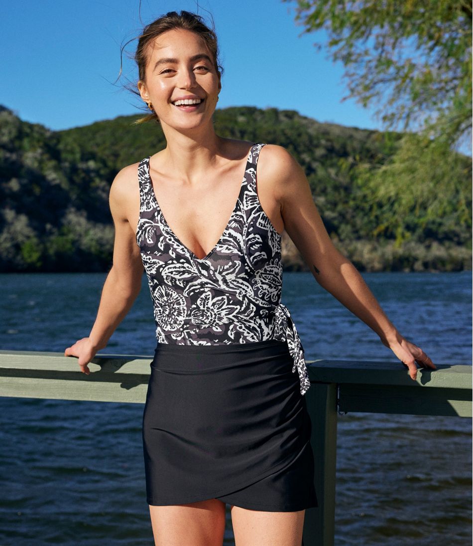 L.L.Bean | Women's Summersalt The Ruched Swim Skirt