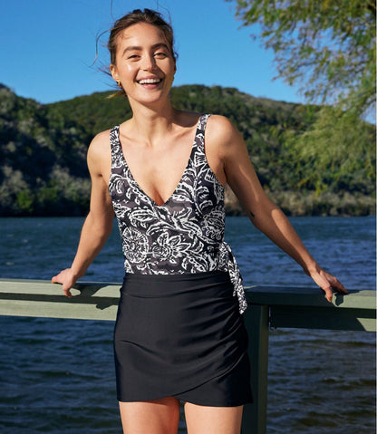 L.L.Bean | Women's Summersalt The Ruched Swim Skirt