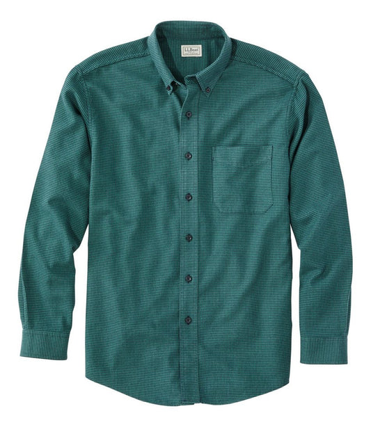L.L.Bean | Men's Wicked Good Flannel Shirt, Traditional Fit, Houndstooth