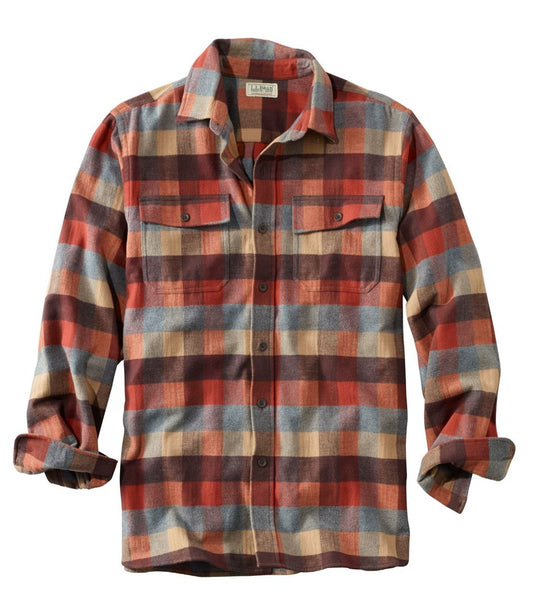 L.L.Bean | Men's Chamois Shirt, Traditional Fit, Plaid