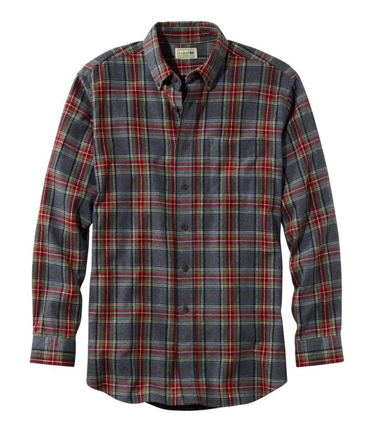 L.L.Bean | Men's Scotch Plaid Flannel Shirt, Slim Fit