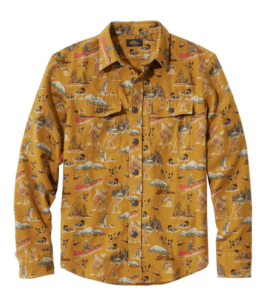 L.L.Bean | Men's Signature 1933 Chamois Cloth Shirt, Slim Fit, Pattern