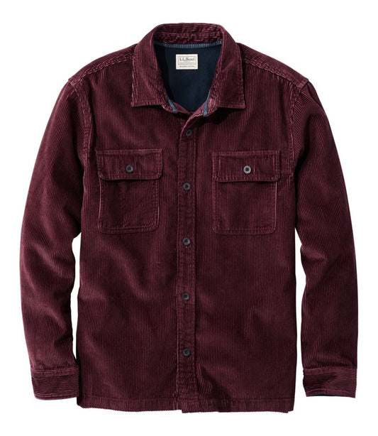 L.L.Bean | Men's Rangeley Corduroy Shirt, Slightly Fitted