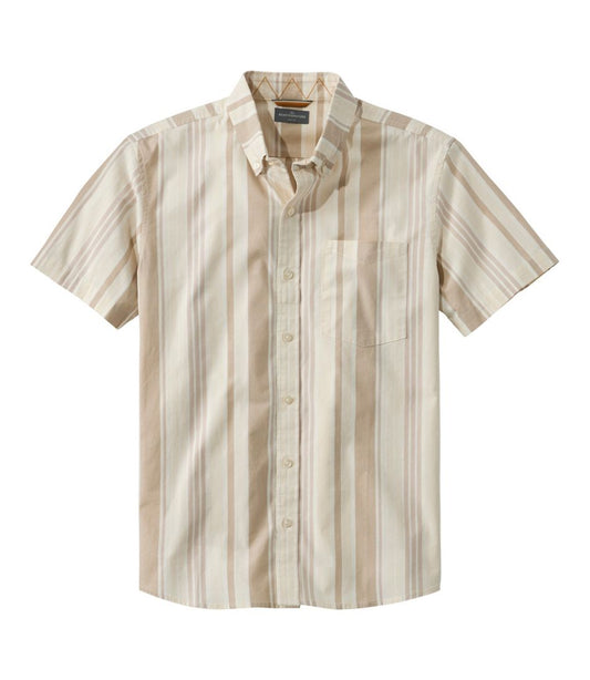 L.L.Bean | Men's Signature Stretch Poplin Shirt, Short-Sleeve, Slim Fit