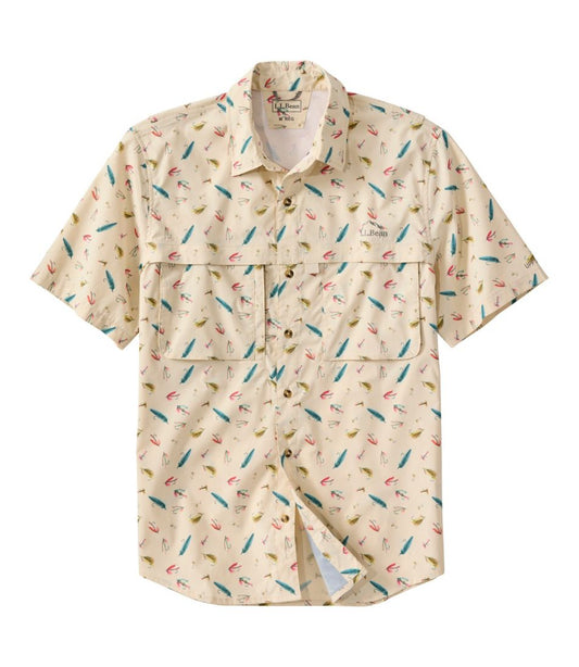 L.L.Bean | Men's Tropicwear Shirt, Short-Sleeve Print