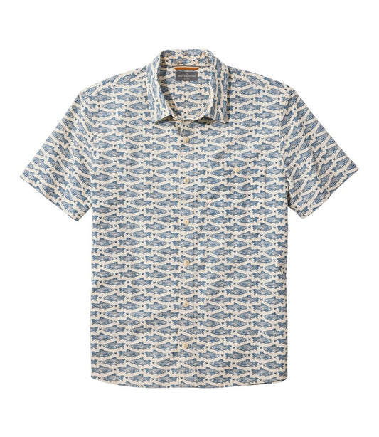L.L.Bean | Men's Signature Vacationland Shirt, Short-Sleeve, Slim Fit