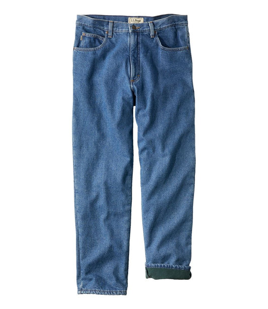 L.L.Bean | Men's Double L® Jeans, Classic Fit, Fleece-Lined