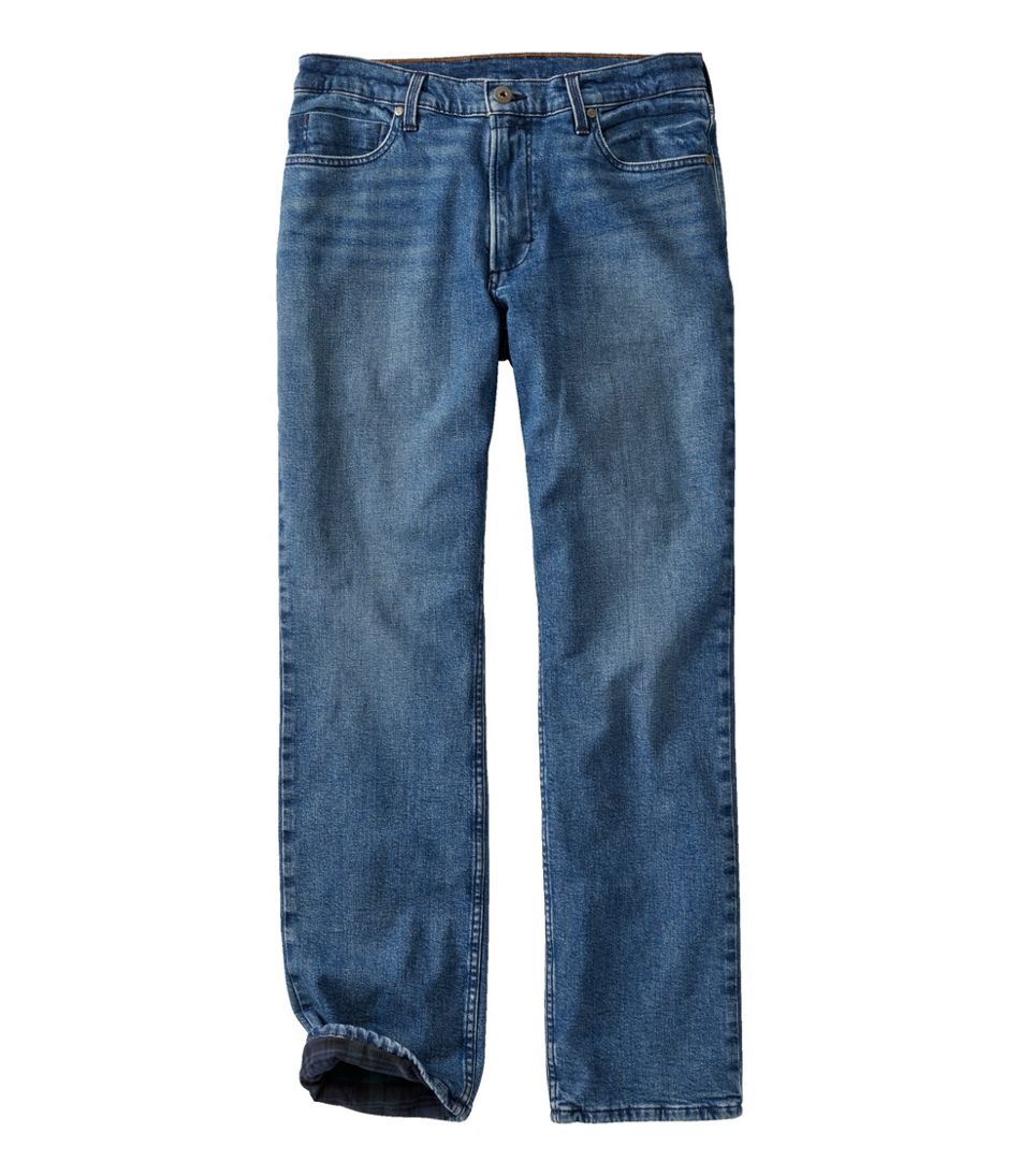 L.L.Bean | Men's Vintage 1912 Jeans, Standard Fit, Straight Leg, Lined