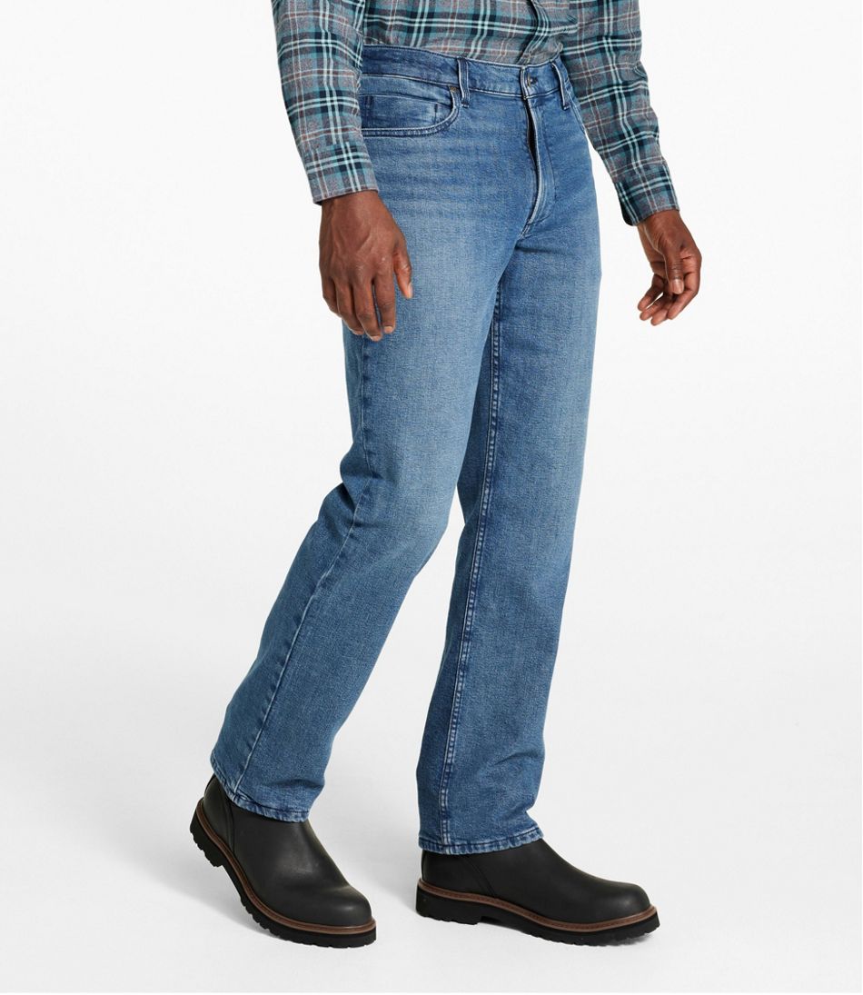 L.L.Bean | Men's Vintage 1912 Jeans, Standard Fit, Straight Leg, Lined
