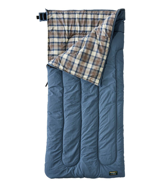 L.L.Bean | L.L.Bean Flannel Lined Camp Sleeping Bag, 40°