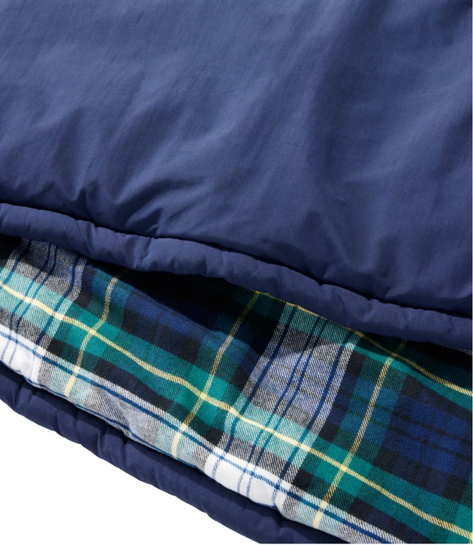 L.L.Bean | Adults' L.L.Bean Flannel Lined Camp Sleeping Bag, 20°
