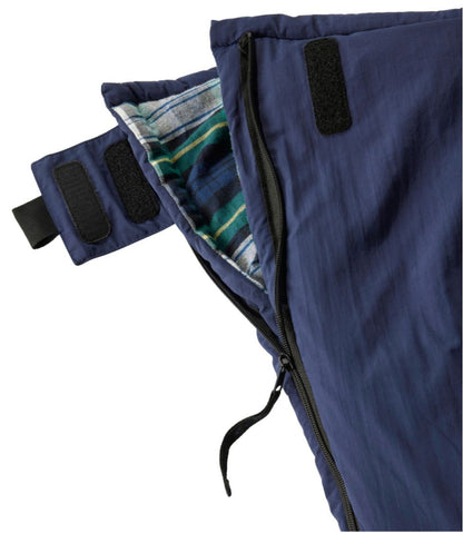 L.L.Bean | Adults' L.L.Bean Flannel Lined Camp Sleeping Bag, 20°