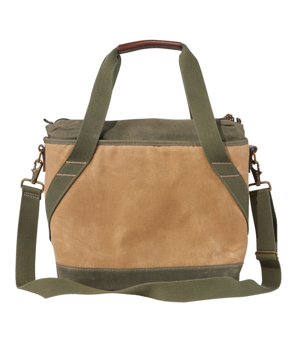 L.L.Bean | Insulated Waxed-Canvas Tote, Medium