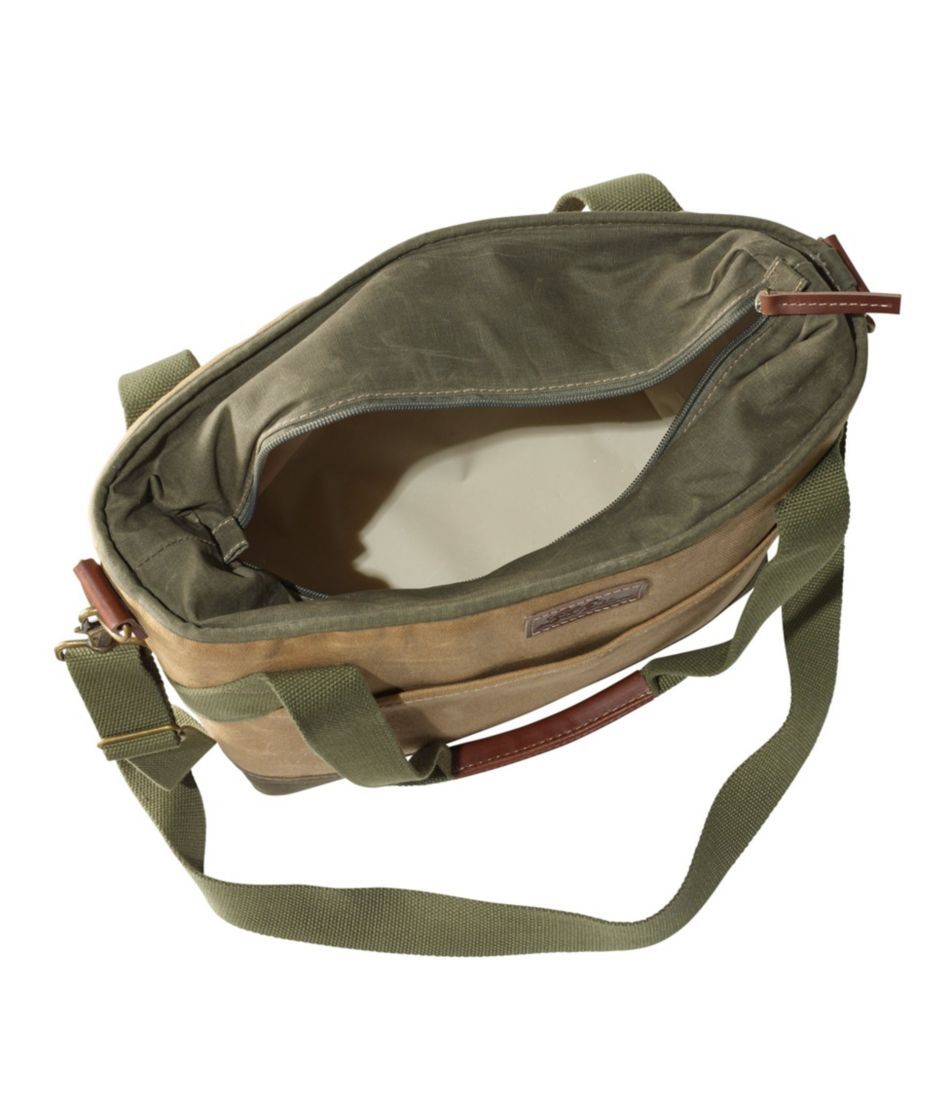L.L.Bean | Insulated Waxed-Canvas Tote, Medium