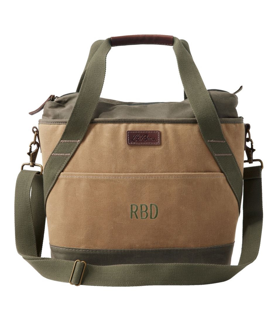 L.L.Bean | Insulated Waxed-Canvas Tote, Medium