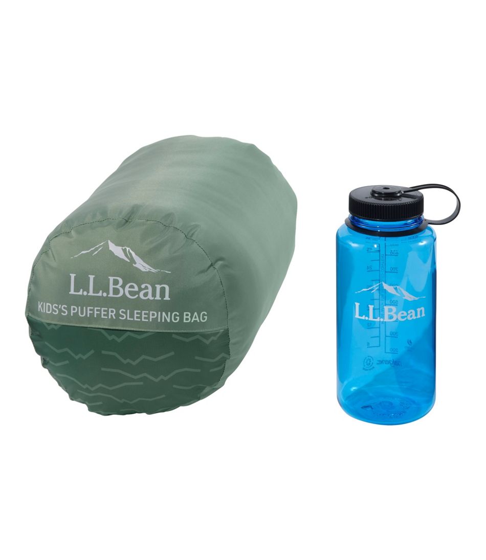L.L.Bean | Kids' L.L.Bean Puffer Sleeping Bag, 40° Print