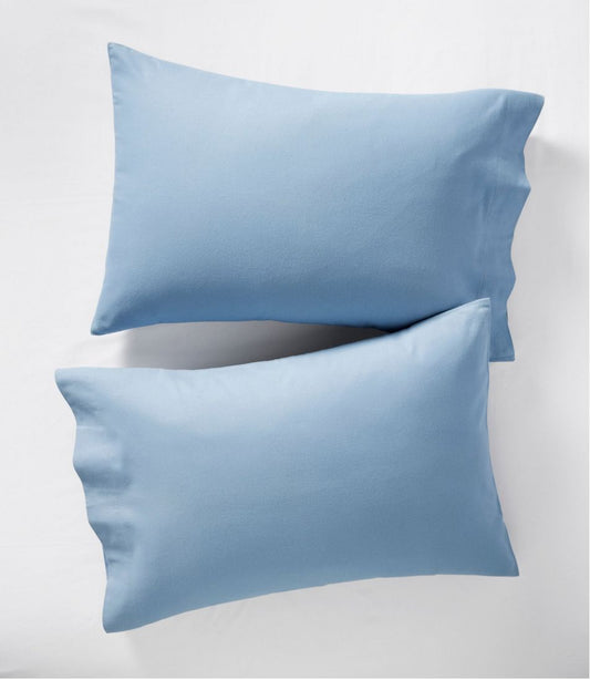 L.L.Bean | Ultrasoft Comfort Flannel Pillowcases, Set of Two